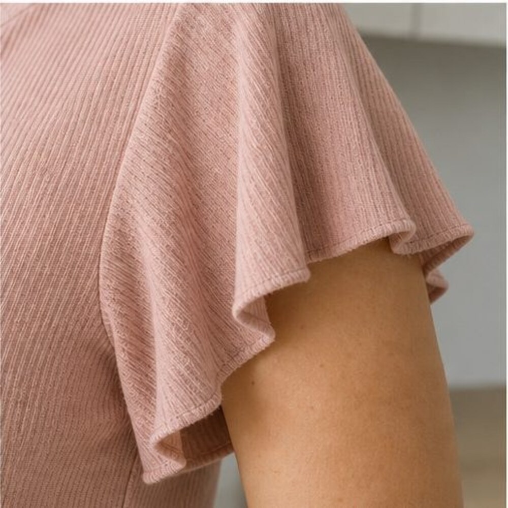 Blush Wrap Blouse - Picture 5 of 6